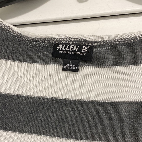 Stripped draped sweater - Picture 2 of 4